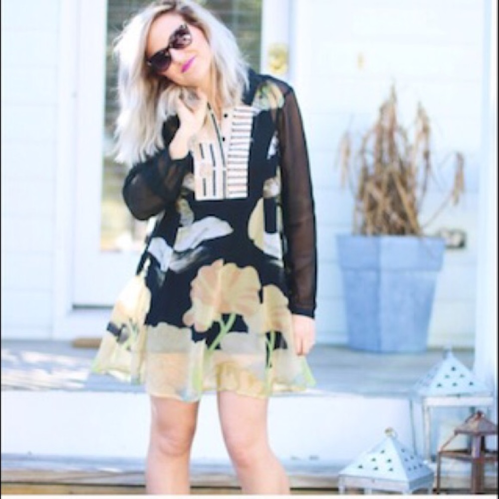 Anthropologie Embroidered Tunic